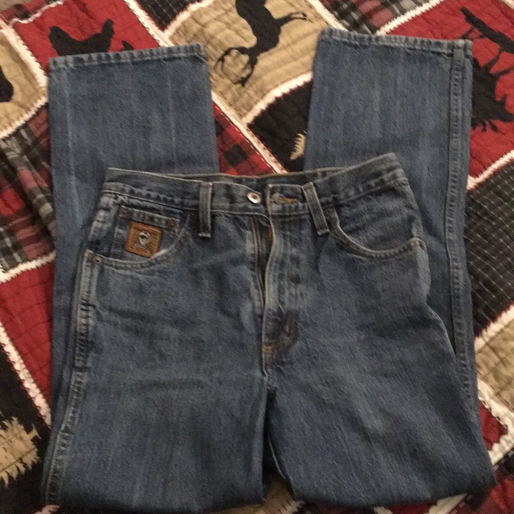 Cinch Bronze label jeans.